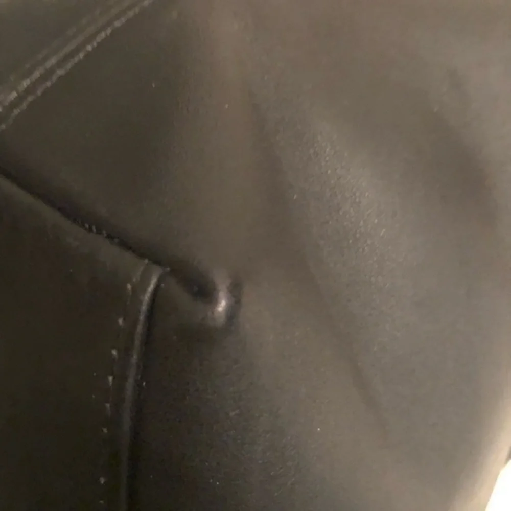 Coach vintage black leather mini bag